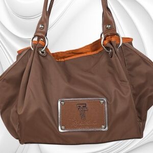 Tignanello Nylon Brown Bag